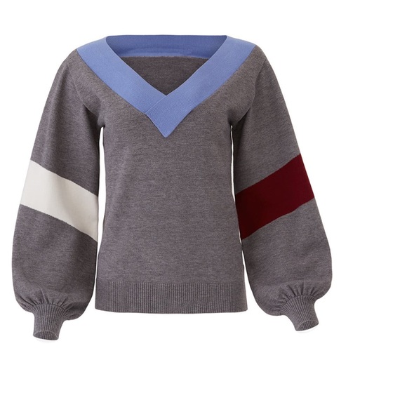 Parker Grey Maxwell Sweater. Size M - Picture 2 of 3